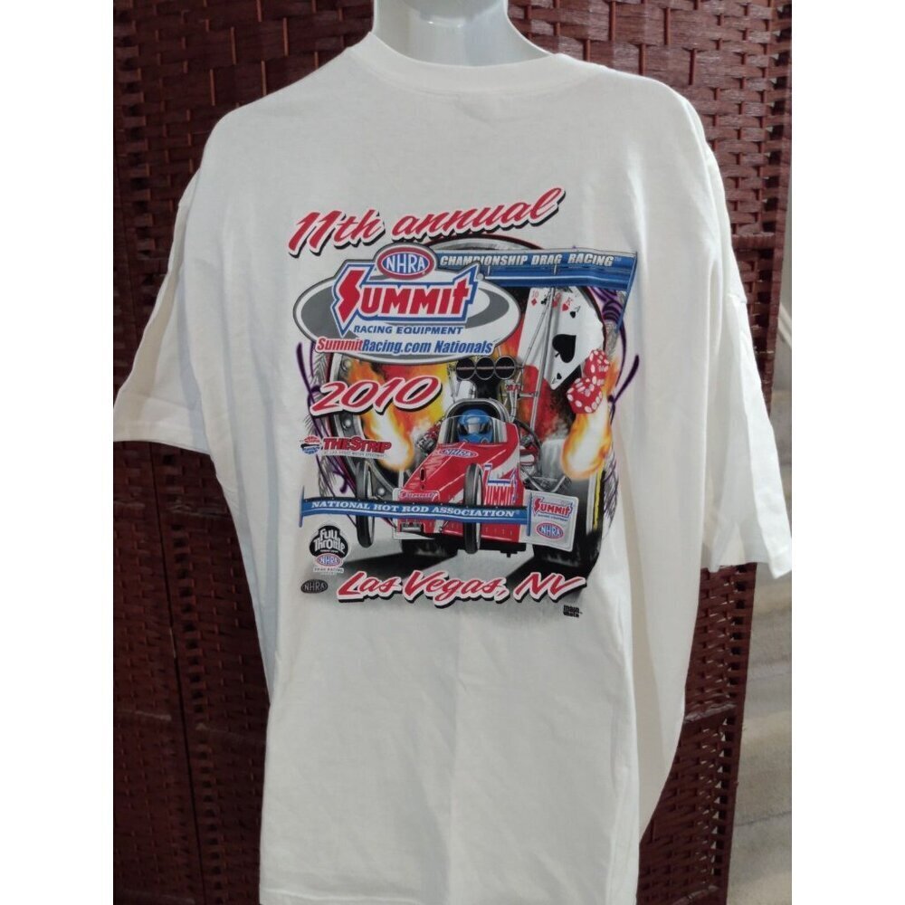 2010 NHRA Championship Drag Racing T shirt 3XL National Hot Rod Association